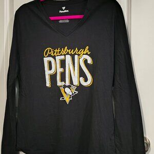 Fanatics XL Long Sleeve Women's Pittsburgh Penguins Shirt (314)